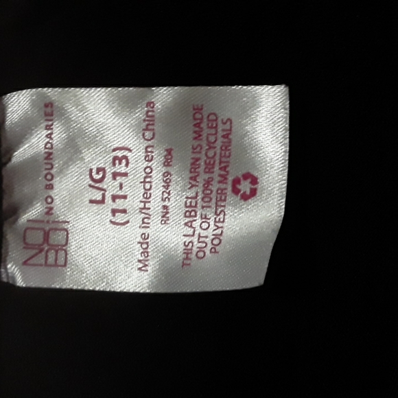 NO BOUNDARIES women's shirt. Size L/G. Black. - Picture 3 of 6